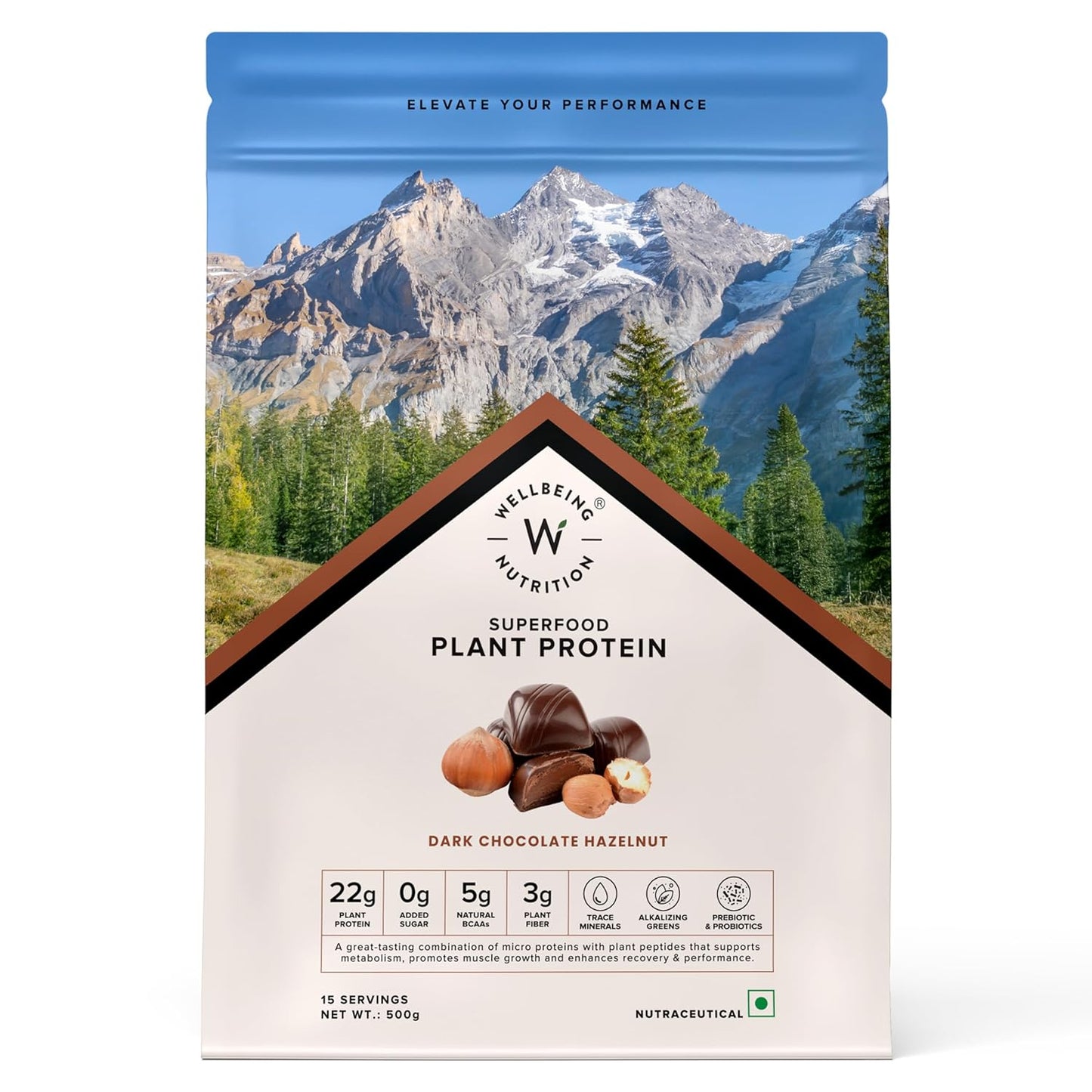 Wellbeing Nutrition Organic Vegan Plant Protein Isolate