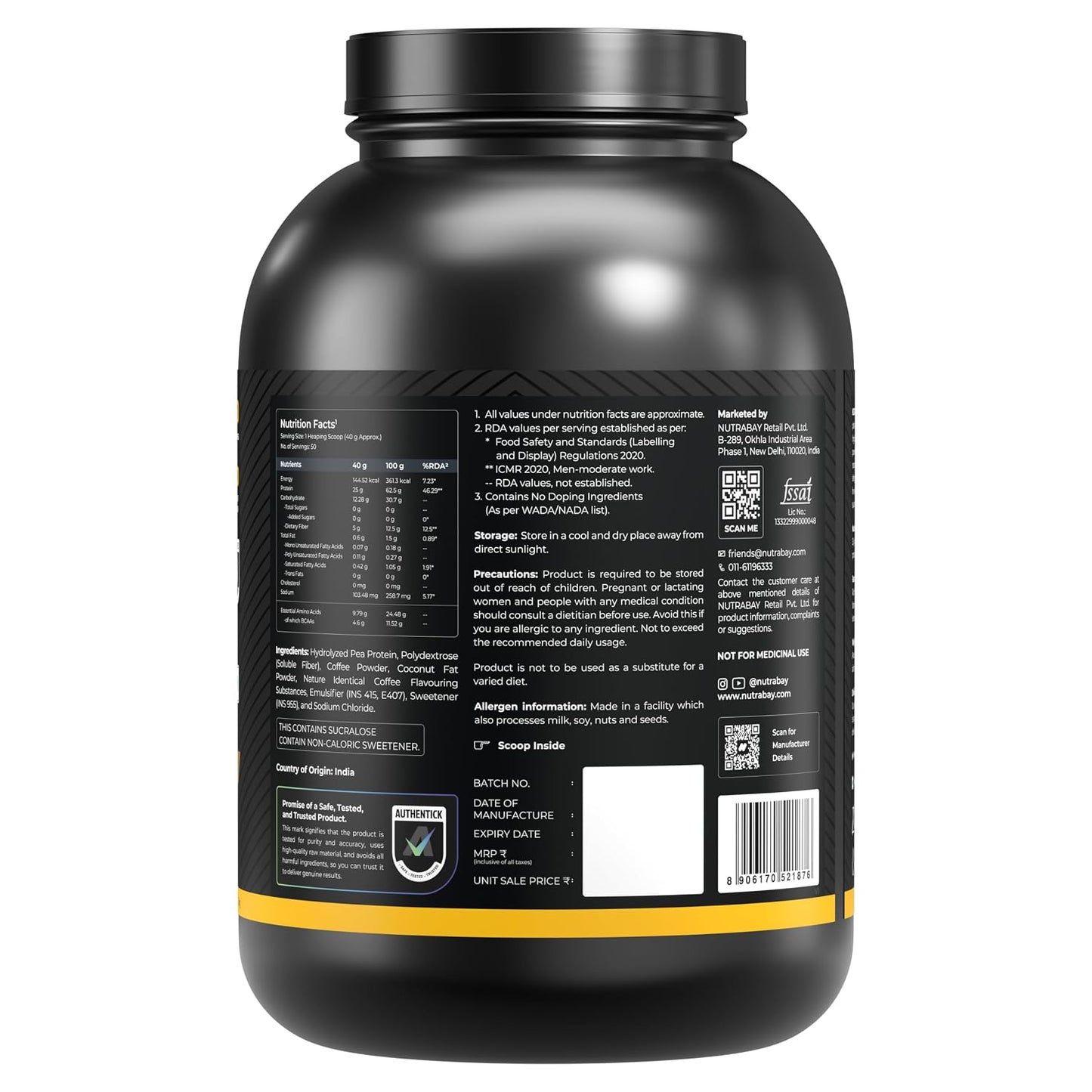 NUTRABAY Gold Pea Protein