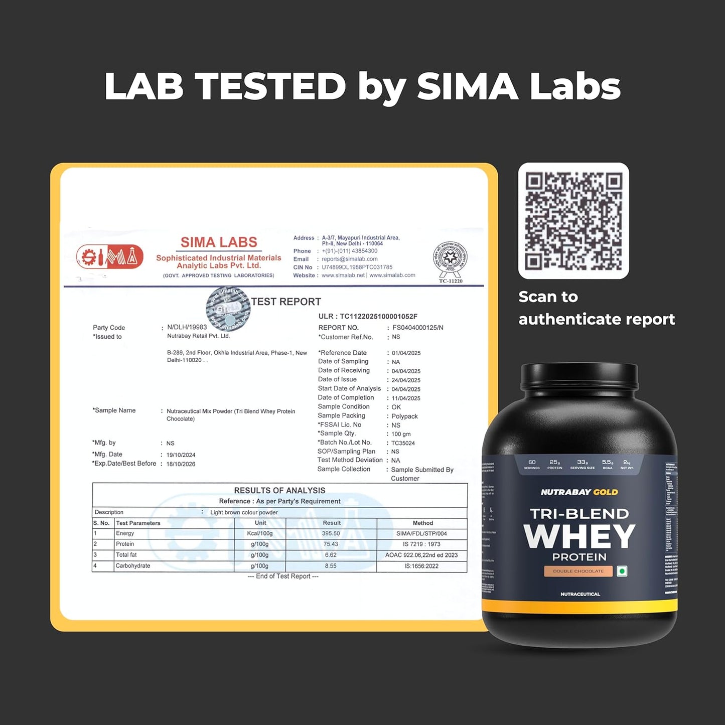 Nutrabay Gold Tri Blend Whey Protein