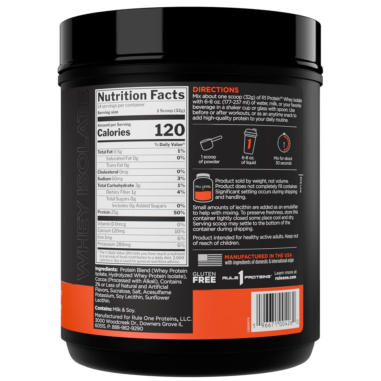 Rule 1 R1 Whey Isolate