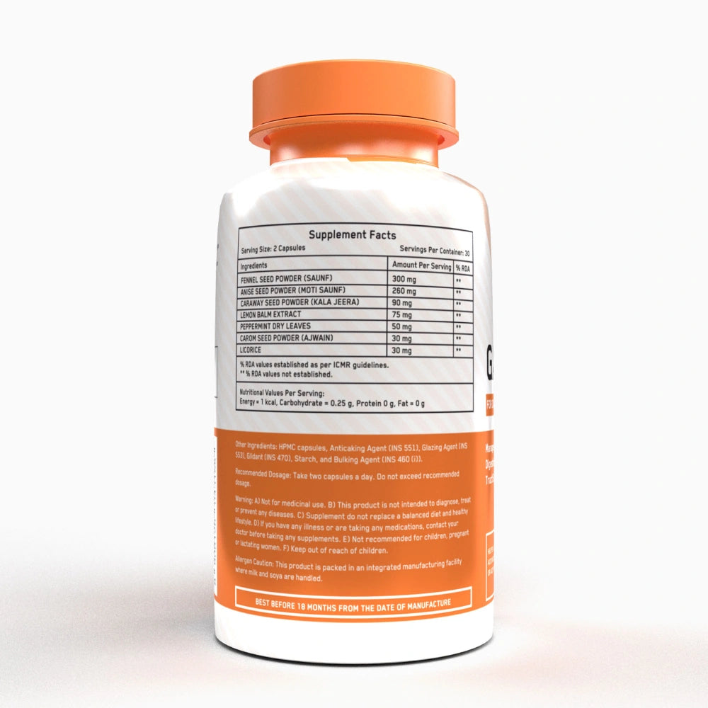 Vitaminberry Gas Relief Capsules