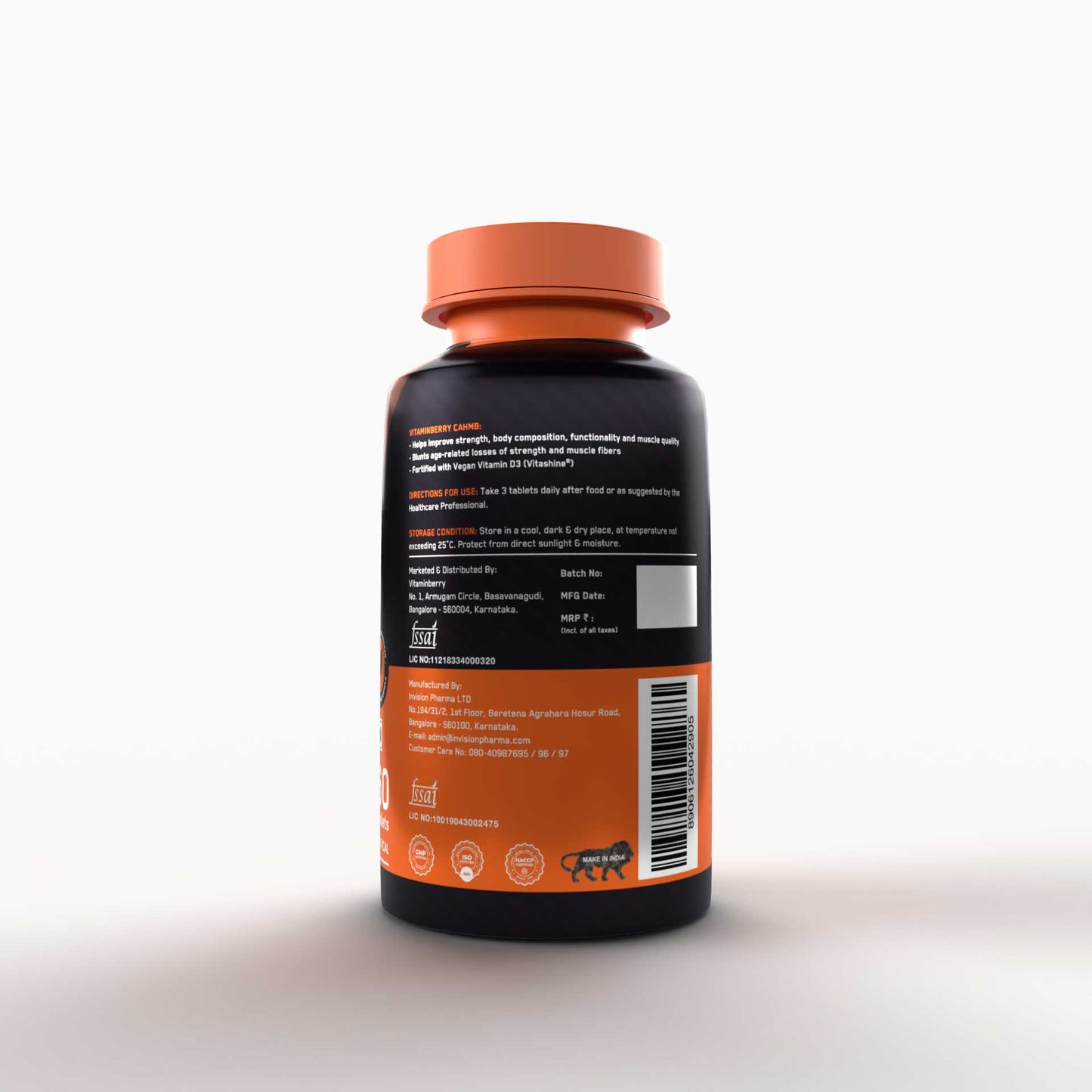 Vitaminberry CaHMB Capsules