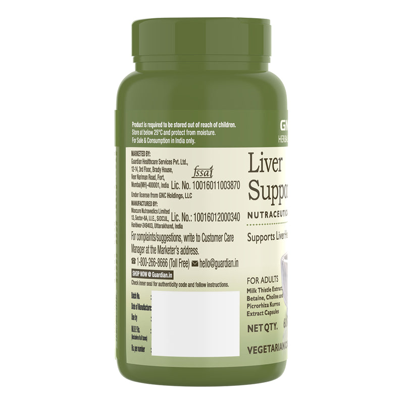 GNC Liver Support-( 60 tablets)