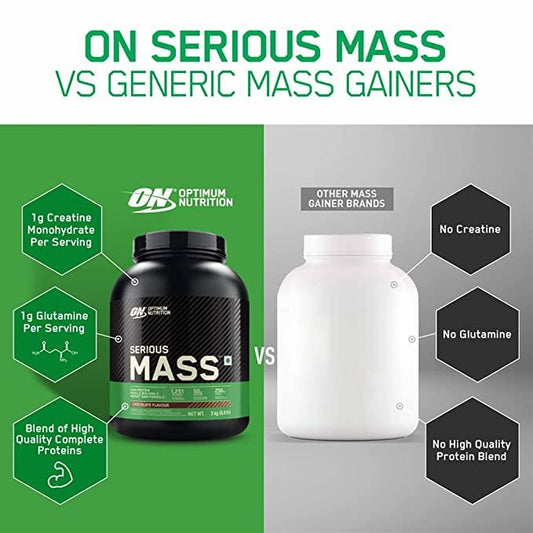 Optimum Nutrition (ON) Serious Mass Weight Gainer Powder - Vitaminberry.com