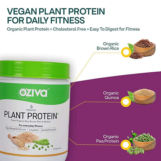 Oziva Organic Plant Protein Powder