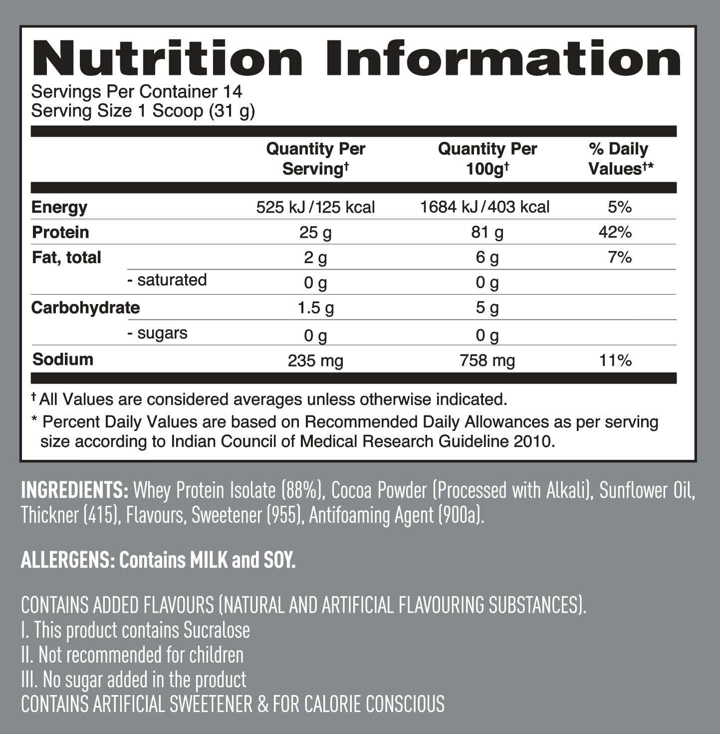 Isopure Low Carb 100% Whey Protein Isolate Powder