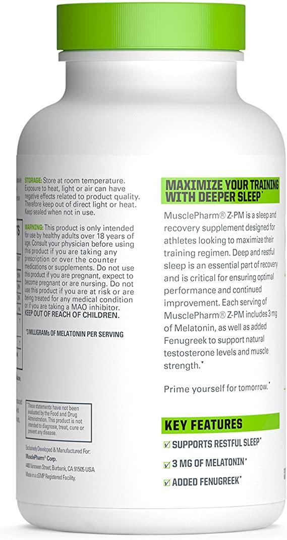 MusclePharm(MP) Essentials Z-PM Capsules - Vitaminberry.com