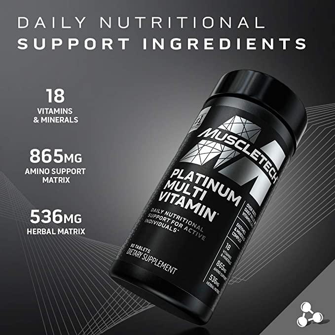 Muscletech Essential Series Platinum Multivitamin. - Vitaminberry.com