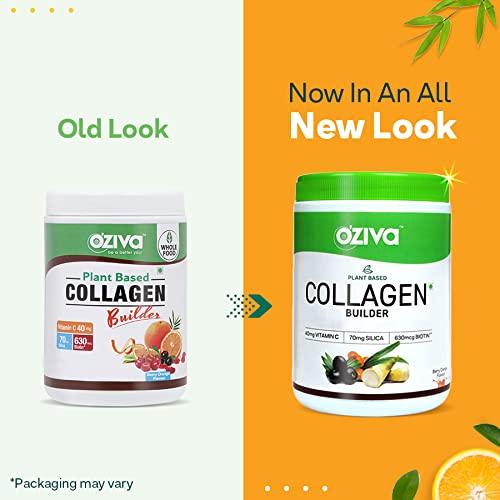OZIVA Plant Based Collagen Builder Powder (With Vitamin C & Biotin) - Vitaminberry.com