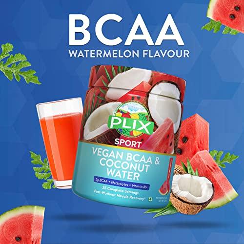 PLIX Vegan BCAA And Coconut Water Powder For Muscle Recovery - Vitaminberry.com