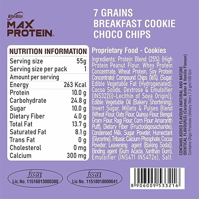 RiteBite Max Protein Cookies - Vitaminberry.com
