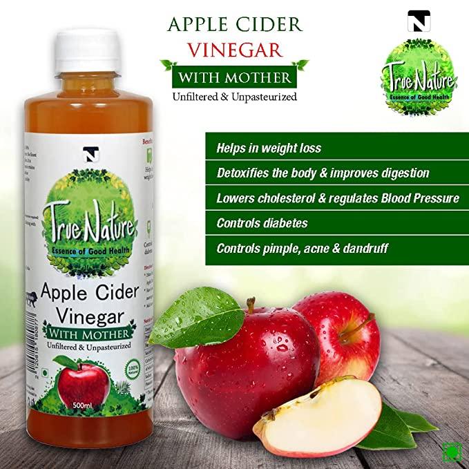 TrueNature Apple Cider Vinegar with Mother - With Honey - Vitaminberry.com