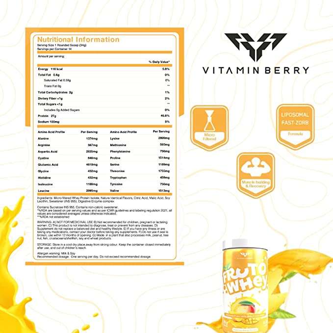 VITAMINBERRY Fruto Whey Isolate