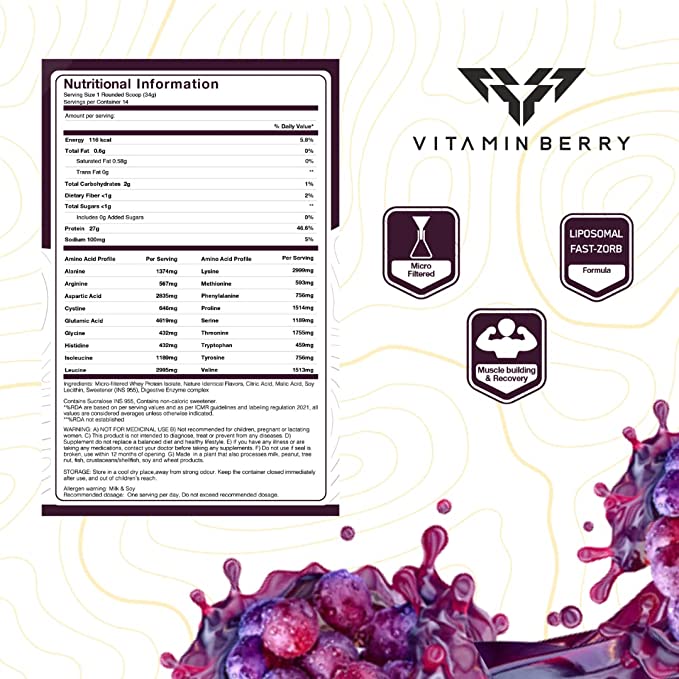 VITAMINBERRY Fruto Whey Isolate