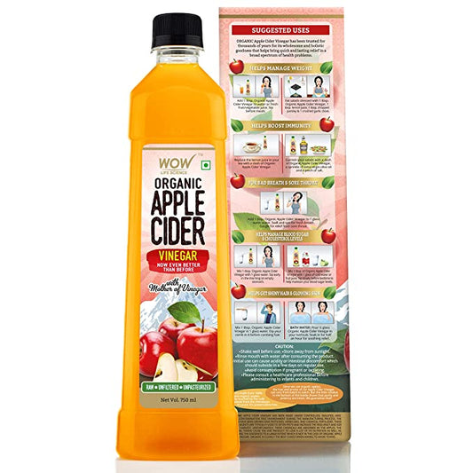 WOW Life Science Organic Apple Cider Vinegar